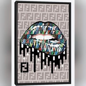 Fendi 8 1/2"x11" Wall Art